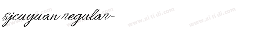 sjcuyuan regular字体转换 sjcuyuan regular字体转换